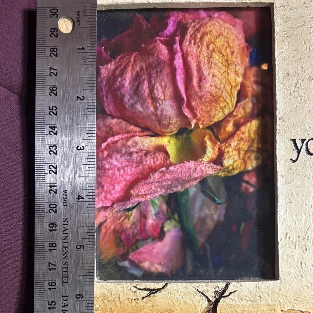 Vintage Inspirational Quote Photo Frame 